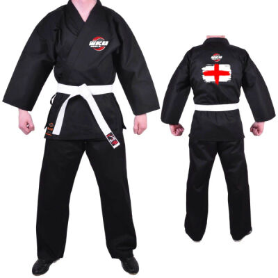 Black 7oz Gi Kumite, Musical & Weapons - Kids Thumbnail